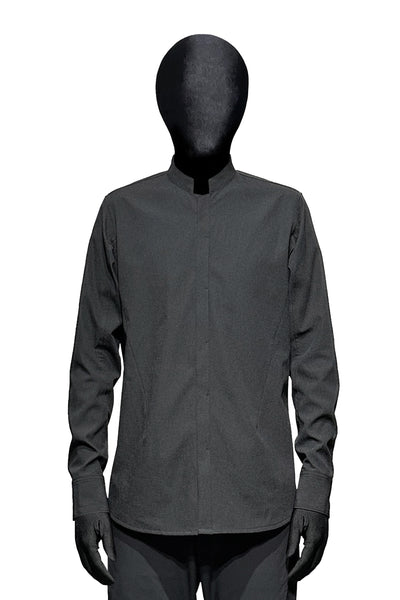 URBANE STAND COLLAR SHIRT