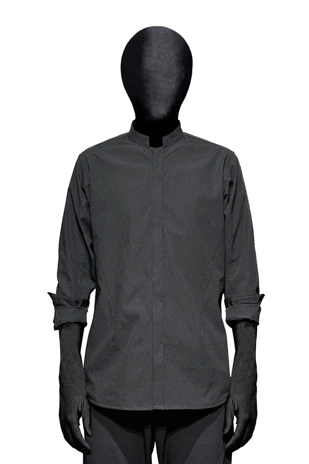 URBANE STAND COLLAR SHIRT