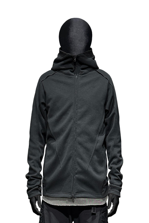 ZIP UP VACUUM NECK PARKA
