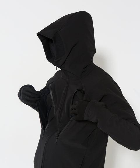 VACUUM NECK SOFT SHELL PARKA